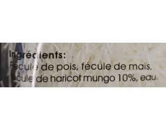 VERMICELLE DE HARICOT MUNGO COUPE