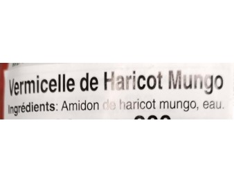 VERMICELLE DE HARICOT MUNGO