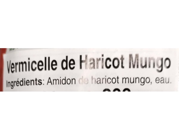 VERMICELLE DE HARICOT MUNGO