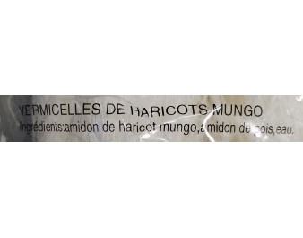 VERMICELLE DE HARICOT MUNGO