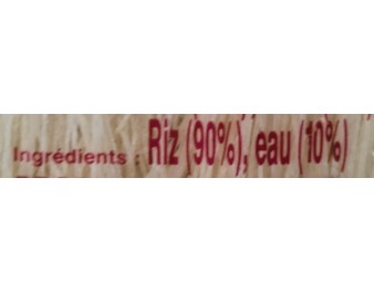 VERMICELLE DE RIZ