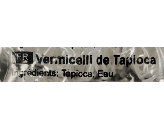 VERMICELLE DE TAPIOCA