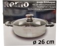 CASSEROLE INOX 2 COMPARTIMENTS 26 CM