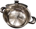 CASSEROLE INOX 2 COMPARTIMENTS 26 CM