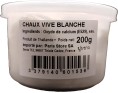 CHAUX VIVE BLANCHE