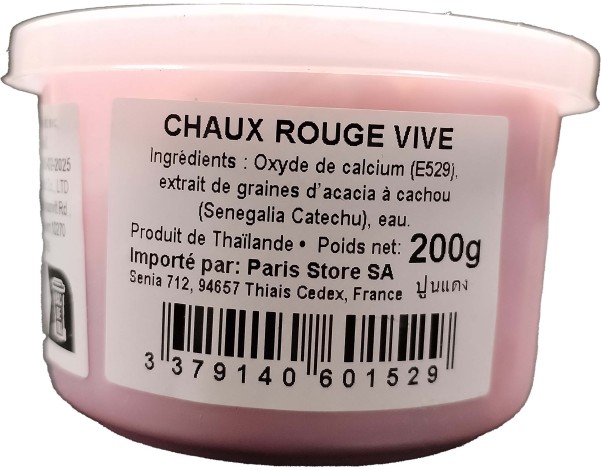 CHAUX VIVE ROUGE