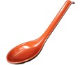 CUILLERE EN MELAMINE ROUGE ET NOIR RAMEN