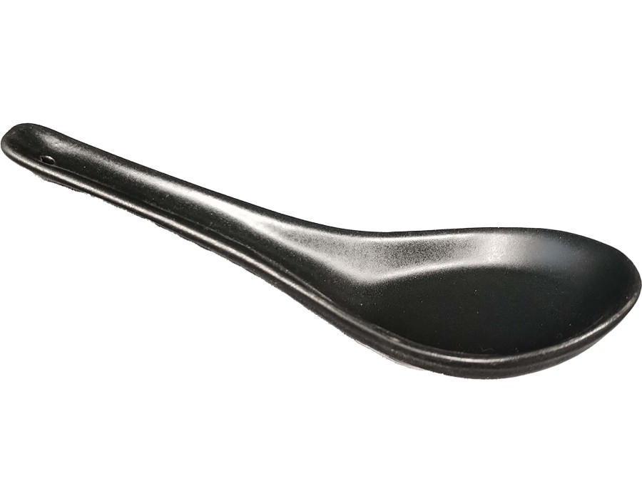CUILLERE EN PORCELAINE NOIRE