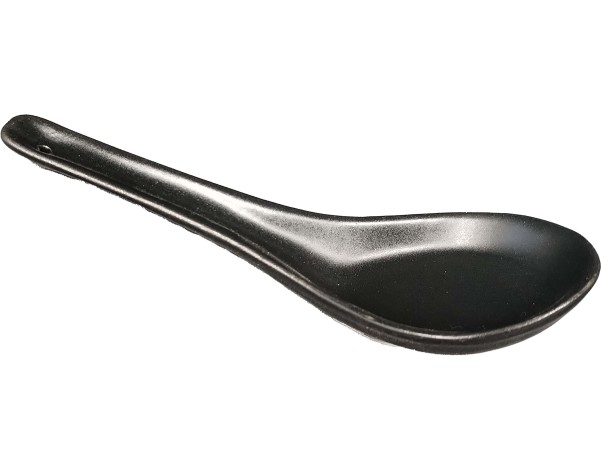 CUILLERE EN PORCELAINE NOIRE