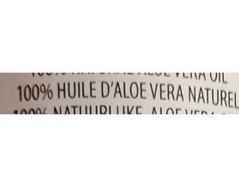 HUILE D’ALOE VERA