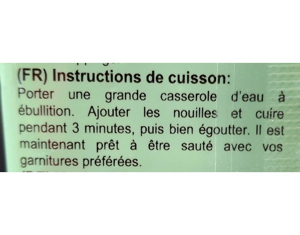 NOUILLE AU BLE