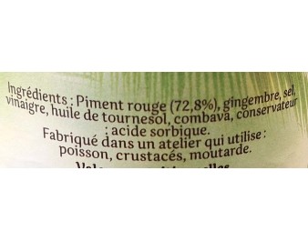 PATE DE PIMENT ROUGE