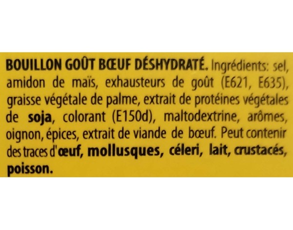 CUBE BOUILLON BOEUF 8 P .