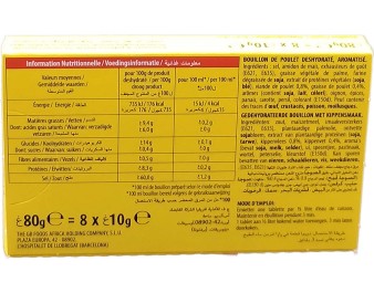 CUBE BOUILLON POULET 8 P .