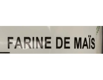 FARINE DE MAIS BLANCHE FINE