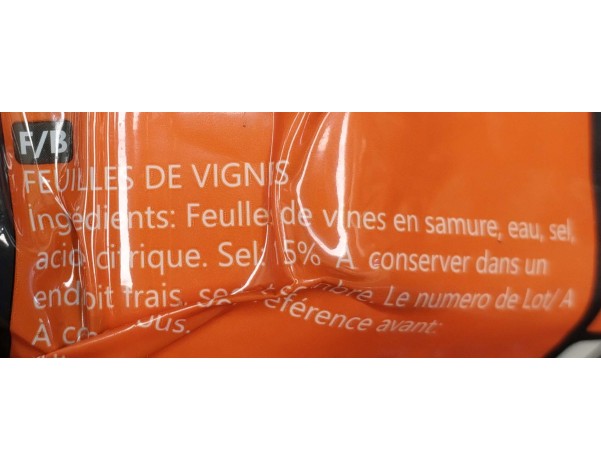 FEUILLE DE VIGNE