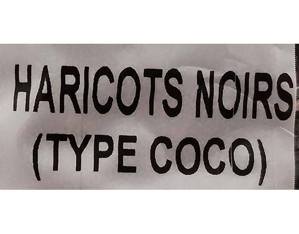 HARICOT COCO NOIR SECHE
