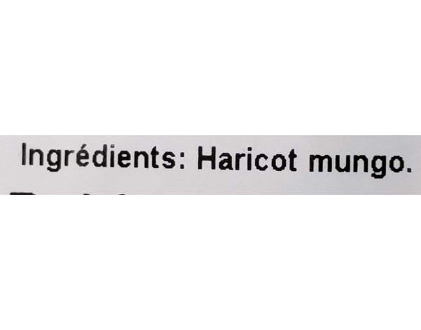 HARICOT MUNGO VERT