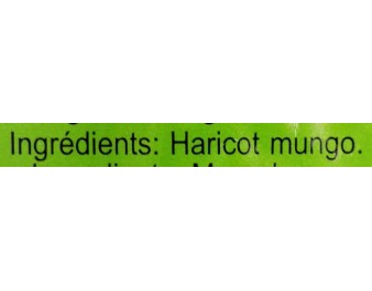 HARICOT MUNGO VERT ENTIER