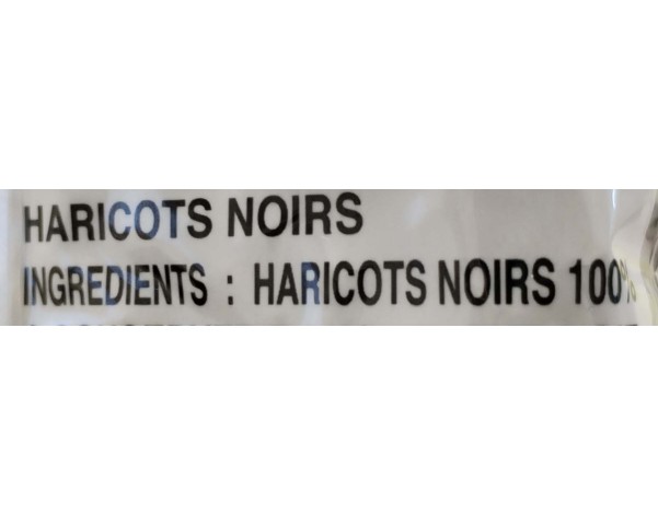HARICOT NOIR SECHE
