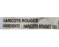 HARICOT ROUGE SECHE