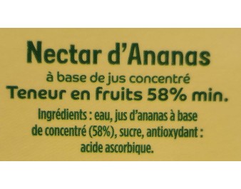 NECTAR A L’ANANAS