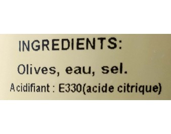 OLIVE TAILLADEE VIOLETTE