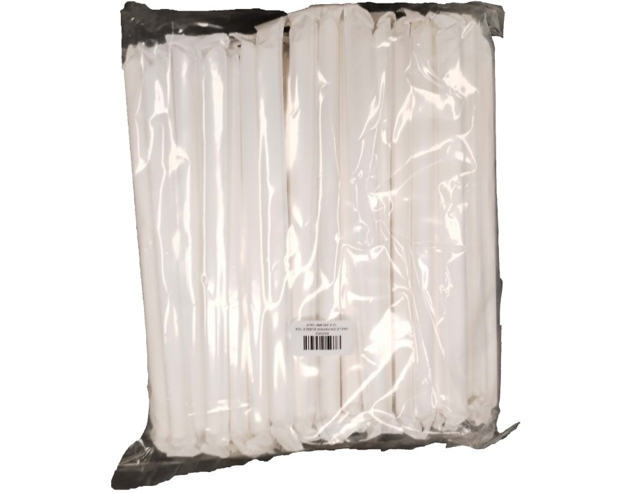 PAILLE EN PAPIER BUBBLE TEA 12 X 240 MM 100 P.