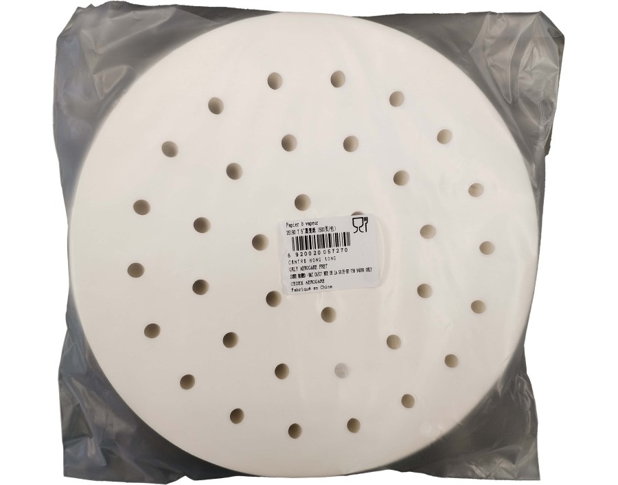 PAPIER PERFORE 7,50 POUCES POUR PANIER VAPEUR 500 P.