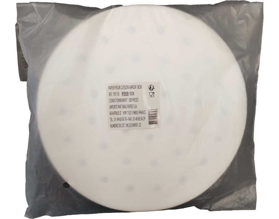 PAPIER PERFORE 7 POUCES POUR PANIER VAPEUR 500 P.