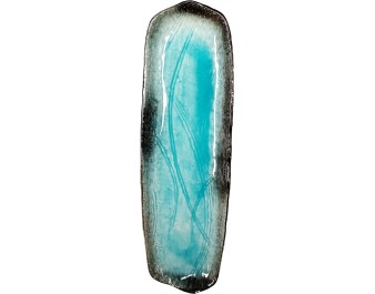 PLAT A SUSHI BLEU 33,5 X 8,5 CM