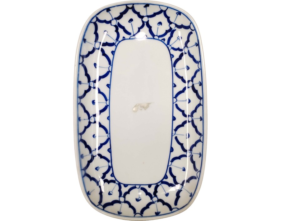 PLAT RECTANGLE THAILANDAIS 19.50 X 12 CM