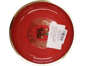 PLATEAU ROUGE POUR OFFRANDE 16 CM
