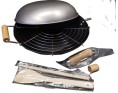 POELE / WOK AVEC FILET A HUILE 35 CM 14 POUCES