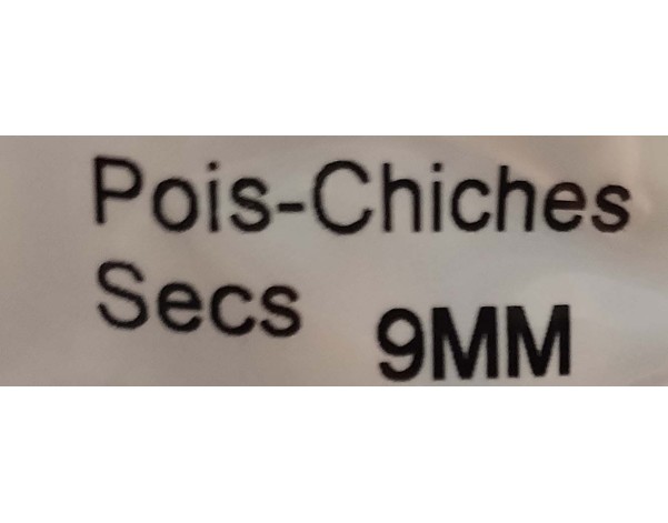 POIS CHICHE SECHE