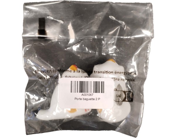 PORTE BAGUETTE CHAT 2P