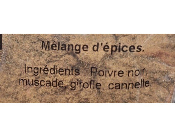POUDRE QUATRE EPICES MOULU