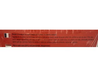 POULET AU CURRY ROUGE ET RIZ JASMIN ****