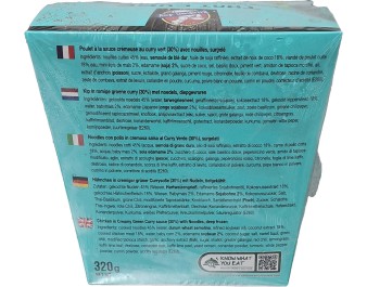 POULET AU CURRY VERT ET NOUILLE