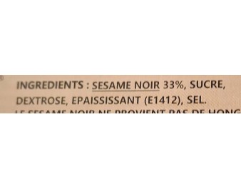 PREPARATION POUR BOISSON AU SESAME