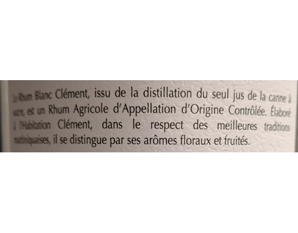 RHUM AGRICOLE 50°