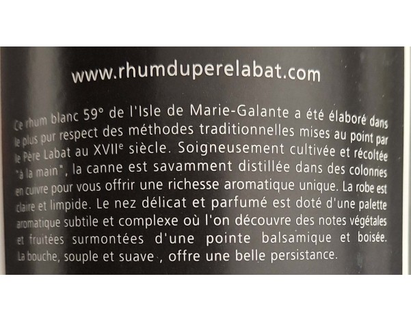 RHUM AGRICOLE 59°