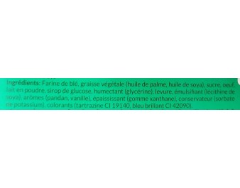 GATEAU ROULE AU PANDAN 6 P.