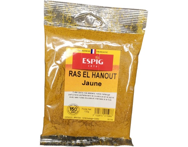 EPICES RAZ EL HANOUT JAUNE