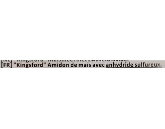 FARINE DE MAIS