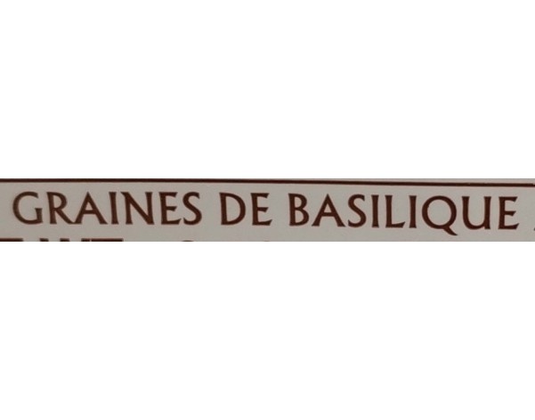GRAINE DE BASILIC