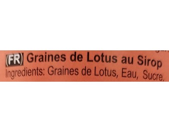GRAINE DE LOTUS AU SIROP