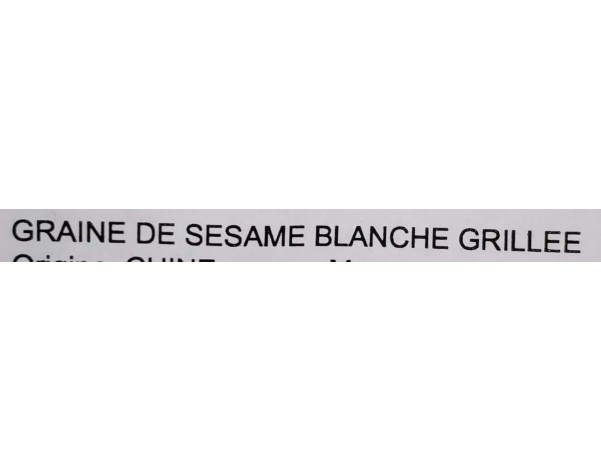 GRAINE DE SESAME BLANCHE GRILLEE