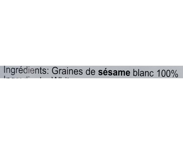 GRAINE DE SESAME BLANCHE GRILLEE