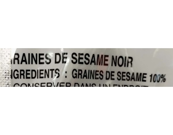 GRAINE DE SESAME NOIRE